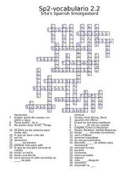 This Crossword Puzzle Works In Conjunction With Unit 2 Of The Avancemos 2 Textbooks This List Deals With Routines Hygiene Products Vocab Spanish Vocabulary