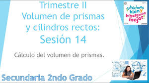 La realidad es que en el mundo que vivimos estamos rodeados de prismas. 19 Volumen De Prismas Matematicas Segundo Grado Telesecundaria 2019 Youtube