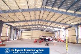 Image Commercial Steel Roof Walls Steel Building 01 Icynene 2005 Mkt Insulation Foam