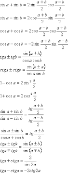 {\sin(2\alpha)=2 \cdot \cos \alpha \cdot \sin \alpha}. Formule Fundamentale Trigonometrice