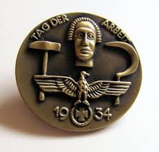 Tagungsabzeichen z dnia święta pracy 1 maja 1934. Pin Labor Day 1934 German Empire P 310 Ebay