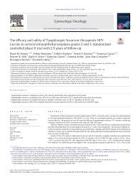 Pdf The Efficacy And Safety Of Tipapkinogen Sovacivec Therapeutic Hpv Vaccine In Cervical Intraepithelial Neoplasia Grades 2 And 3 Randomized Controlled Phase Ii Trial With 2 5 Years Of Follow Up