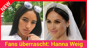 In ihrer jugend ging sie leidenschaftlich gerne verschiedenen sportarten wie z.b. Fans Uberrascht Hanna Weig Sieht Aus Wie Meghan Markle Youtube