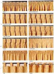 Different Type Of Drapery Pleats Drapes Curtains Custom Window Treatments Curtains