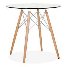 With its simple and understated style, the naro. Charles Eames Dsw Glass Dining Table Clear 70cm