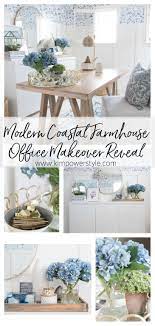 One Room Challenge Spring 2017 Week 6 The Reveal Farmhouse Office Decor Coastal Farmhouse Farmhouse Office