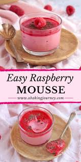Then snip off one bottom corner of the bag, and pipe batter into cups. Easy Raspberry Mousse Raspberry Recipes Dessert Mousse Recipes Easy Light Dessert Recipes