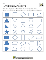 Transformation Geometry Worksheets 2nd Grade Geometry Worksheets Shapes Worksheet Kindergarten Visual Perceptual Activities