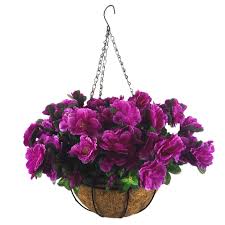 Maybe you would like to learn more about one of these? Flo Mynse Mynse Artificial Flower Hanging Basket For Home Market Outdoor Decoration Hanging Silk Flowers Basket With Artificial Azalea Flowers Purple Big Basket And Artificial Flowers Flo Mynse Silk Flower Arrangements