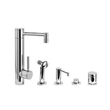 Here, we incorporated ruby accents to soften the industrial feel. Waterstone Kitchen Faucets Polished Nickel Santa Fe By Design Santa Fe New Mexico