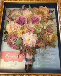 Make a wreath of your flowers to adorn your door. Dried Flower Shadow Box Fresh And Unique Floral Design