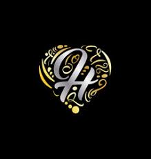 Select a letter h image to download for free. Heart Love Alphabets H Vector Images 84