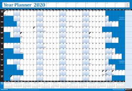 2020 Laminated Yearly Annual Office Home Wall Planner