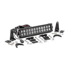 Rough Country 12 Inch Cree Led Light Bar Dual Row Black Series 70912bl Black Series Led Lights Rough Country Off Road Led Lights Lighting Accessories