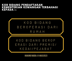 Sila isikan borang di bawah ini dengan lengkap bagi memudahkan kami memproses dan menghubungi anda sila pilih sepuluh kod bidang utama : Kod Bidang Pendaftaran Khidmat Daftar Lesen Kontraktor Facebook