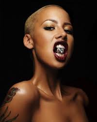 Rose S Make Up Hath Fury No Amber Rose Amber Rose Tattoo Short Black Hairstyles