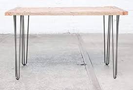 Shop for metal legs modern table online at target. Industrial By Design 28 Hairpin Furniture Legs Desk Coffee Console Side Dining Table Nightstand Silver Mid Century Modern Furniture Three Rod Design Easy Diy Set Of 4 Amazon Com