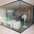 iT office glass partition glass door profile aluminium