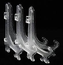 Clear acrylic base with plastic insert. Onfireguy 8 Clear Acrylic Plastic Plate Stand Easels Or Plate Holders 2 Packages Of 4 Easels Buy Online In Faroe Islands At Faroe Desertcart Com Productid 3851811