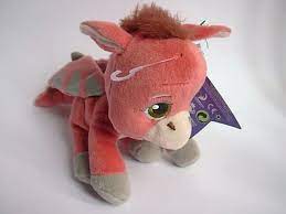 Shrek Baby Dronkey Donkey Dragon Pink Brown Hair Green Eyes Plush Stuffed Animal Brown Hair Green Eyes Donkey And Dragon Shrek