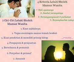 Dia tidak pernah memandang rendah perempuan. Rumah Muvi Empat Kritera Tujuh Ciri Ciri Lelaki Sholeh Facebook