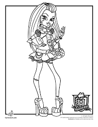 Monster High Coloring Pages For Children Monster Coloring Pages Spiderman Coloring Monster High Printables