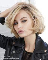 Chin length hairstyles is unique and has become one of the popular hairstyles for men. Chin Length Blonde Bob Haircut Novocom Top
