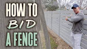 To a layperson, calculating the cost to build a fence may seem easy. How To Bid Fences Everything You Need To Know To Start Bidding Any Fence Job Youtube