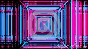 The music track also provided is royalty free and has been created to loop with this video at 128bpm. 4k Motion Abstract Digital Square Colorful Neon Background Street Of Futuristic Digitally Generated Illustration Big Data Stock Video Video Of Network Motion 192652339