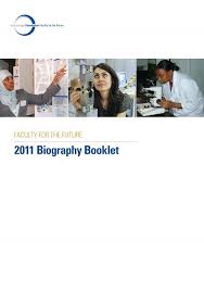 2011 Biography Booklet - Faculty for the Future