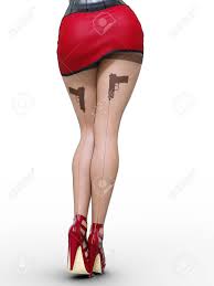 To connect with high heels and stockings, join facebook today. Long Slender Sexy Legs Woman Short Red Skirt Black Stockings Stock Photo Picture And Royalty Free Image Image 97224228