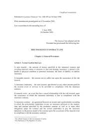 Maybe you would like to learn more about one of these? Insurance Contract Law