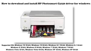 Also you can select preferred language of manual. How To Download And Install Hp Photosmart C3150 Driver Windows 10 8 1 8 7 Vista Xp Youtube