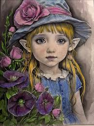 I finished this yesterday from Rita Berman's “Meine Reise durch Europa.” I  used Brutfuner square pencils, and I was inspired by Kami La, but my colors  are a bit different than hers. |