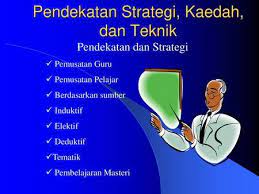 Strategi pengajaran merangkumi beberapa aspek urutan dan susunan maklumat dan membuat keputusan bagaimana menyampaikannya (dick & carey, 1996). Strategi Kaedah Dan Teknik Pengajaran Ppt Download