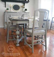 Antiquejacobean Style Dining Set Painted With Annie Sloan S French Linen Chalk Paint The Top I Furniture Makeover Dining Furniture Dining Furniture Makeover