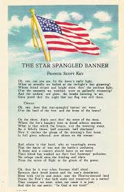 The Land Of The Free And The Home Of The Brave Lyrics Star Spangled Banner Francis Scott Key Star Spangled Banner History National Anthem