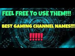What are common search terms? Name For Youtube Channel Of Gaming Novocom Top