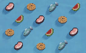Pattern Food Minecraft By Schulerr On Deviantart Repeatable Printable Minecraft Food Birthday Party Items Minecraft Birthday Party