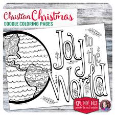 Each page features a different part of the christmas story alongside a key bible verse for children to memorize. Christian Christmas Coloring Pages By Heidi Babin Tpt