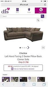 dfs corner sofa ebay