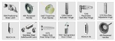 Here all the steps needed to do it. Refrigeration Hardware For Reach In And Walk In Cooler