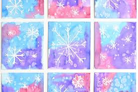 See more ideas about winter watercolor, watercolor, watercolour inspiration. Magic Salt And Watercolor Snowflake Art Project For Kids