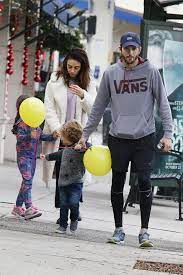 Find the perfect mila kunis children stock photos and editorial news pictures from getty images. Ashton Kutcher Mila Kunis Spotted Out With Their Cute Kids See Pic Hollywood Life