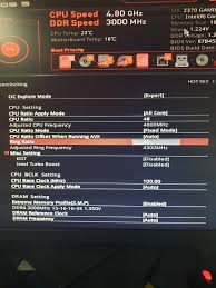 The generic overclock procedure for multiplier based overclocking is as follows: Help Overclock I5 8600k 4 8ghz Overclockers Uk Forums