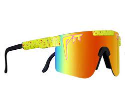 Spencer harkins makes you want them. Pit Viper The Originals Polarized The 1993 Yellow With Purple And Pink Splatter Jttfh93 Sunglasses Iceoptic