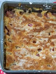Baked Sticky Rhubarb Pudding Recipe Recipe Rhubarb Recipes Rhubarb Pudding Pudding Recipes