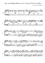 Birdy Skinny Love Chords Sheet Music Musescore Com