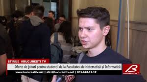 Fondată în 1864, universitatea din bucurești este a doua universitate modernă a româniei, după universitatea din iași. Oferte De Joburi Pentru Studentii De La Facultatea De Matematica Si Informatica Youtube