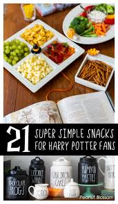 One of the things i like the most about hp books is how every word has a root, is a pun, or a play on something else. 21 Whimsical Harry Potter Snacks In A Wand S Flick Peanut Blossom